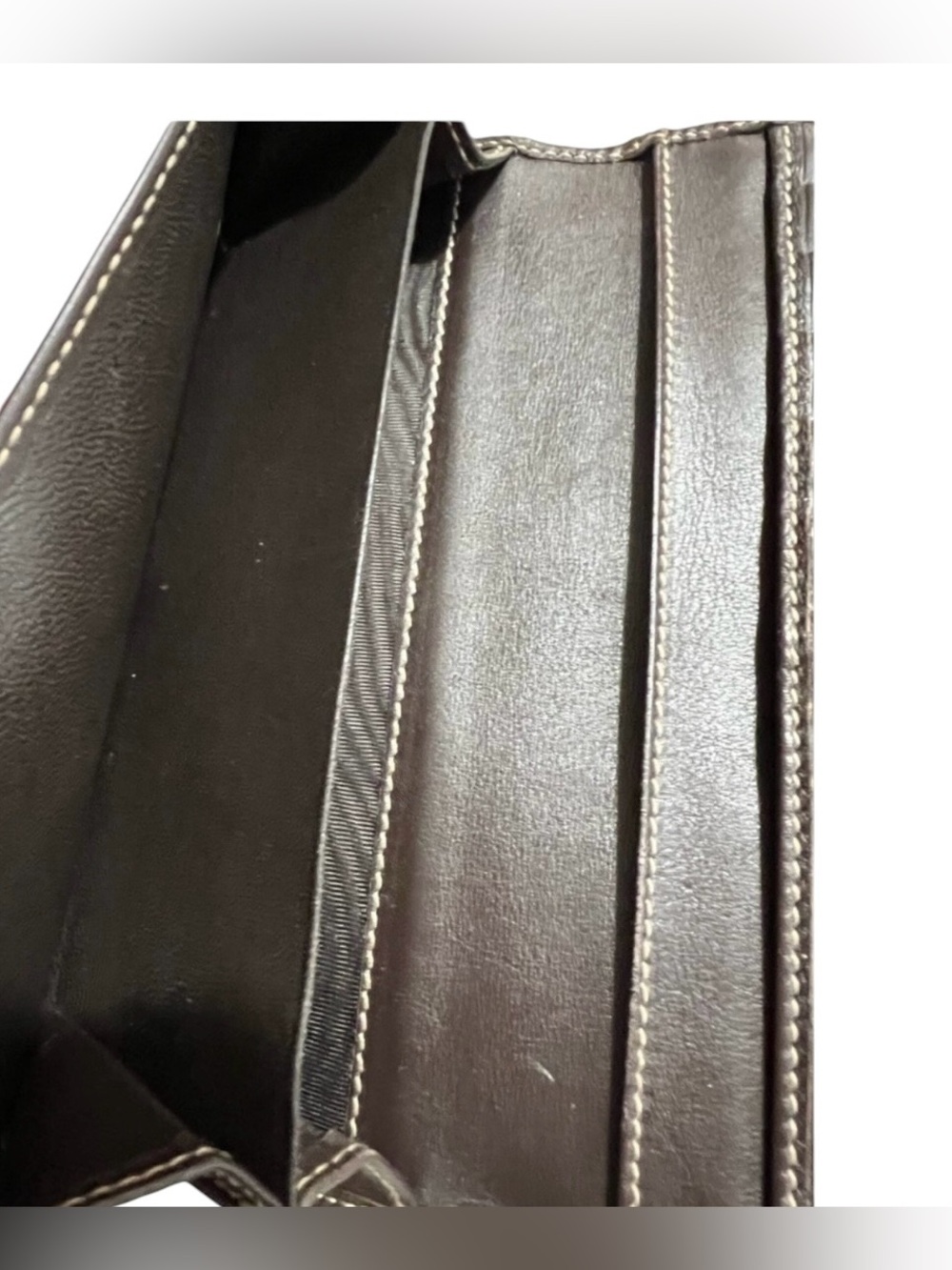 Gucci GG Canvas Heart Logo Wallet Brown Beige Vintage Italy - Picture 3 of 17